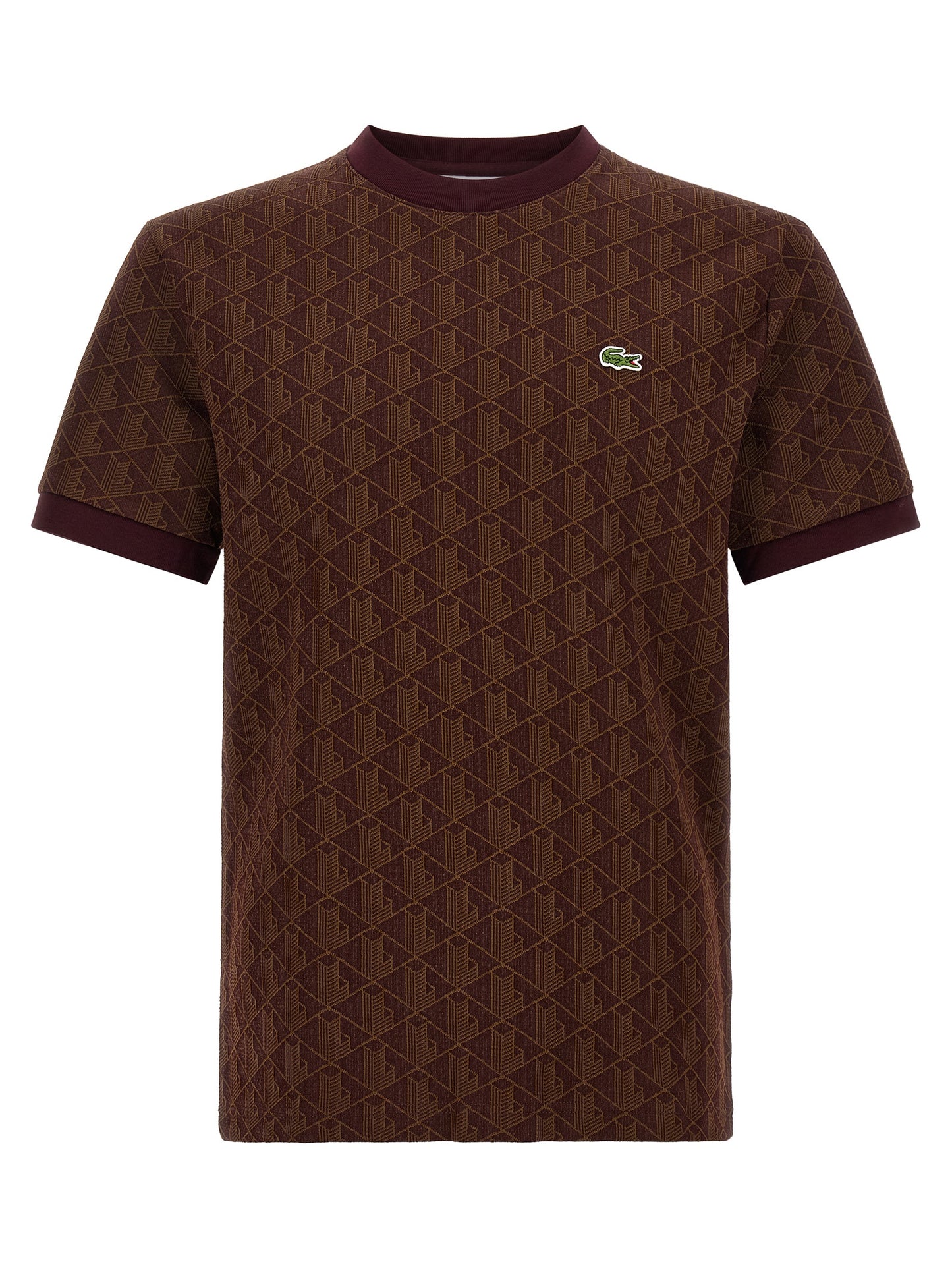 Brown Polyester T-Shirt