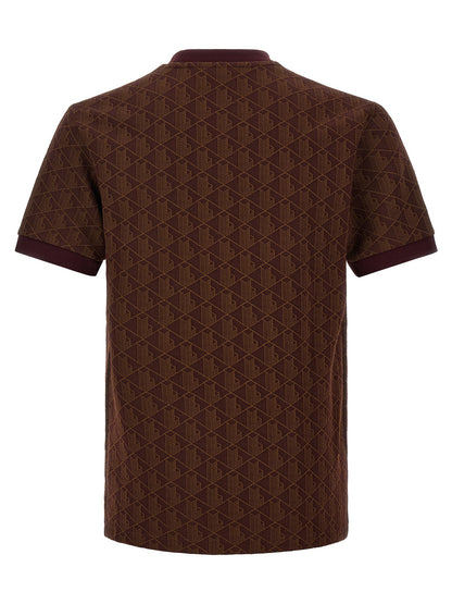 Brown Polyester T-Shirt