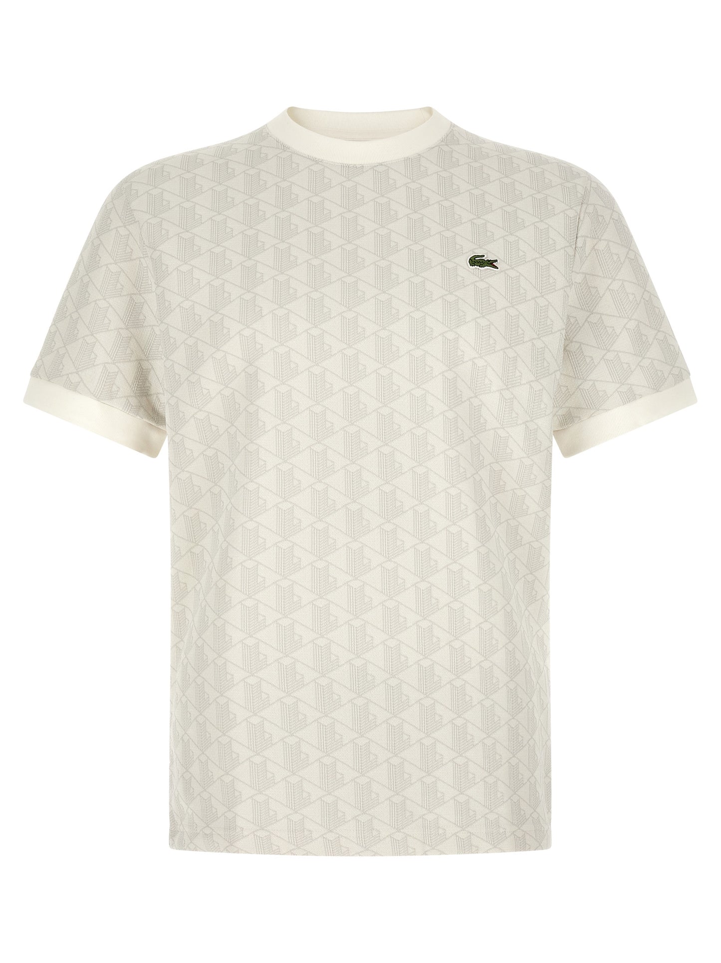 Beige Polyester T-Shirt
