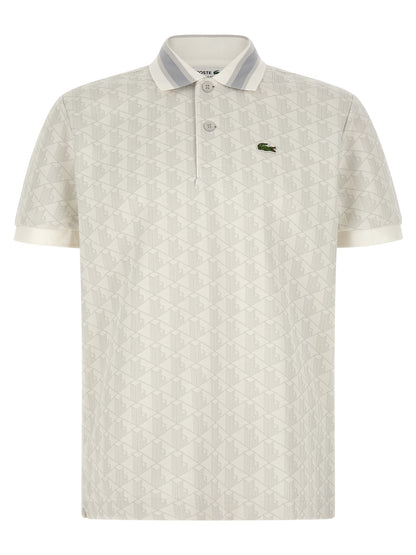 White Polyester Polo Shirt