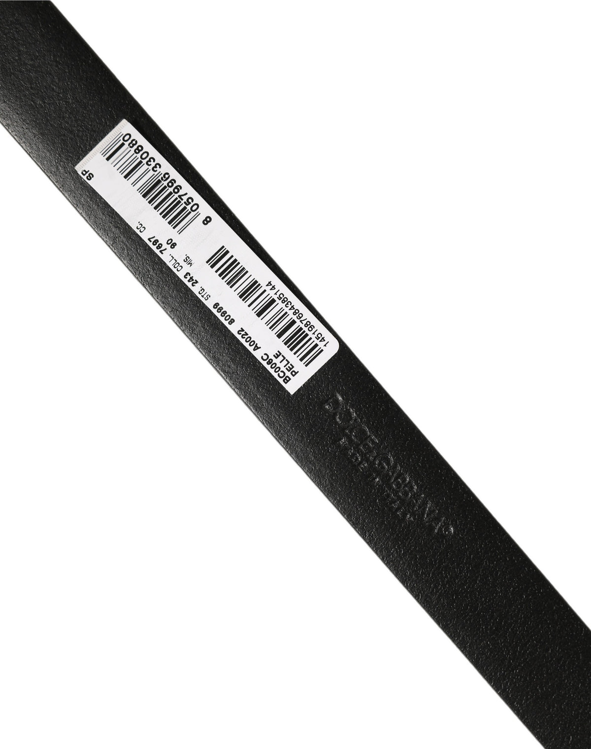 Black Classic Leather Gold Tone Buckle Belt