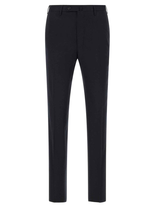 Blue Virgin Wool Dress Pants