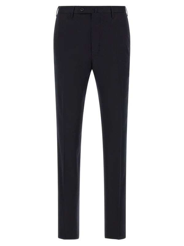 Blue Virgin Wool Dress Pants