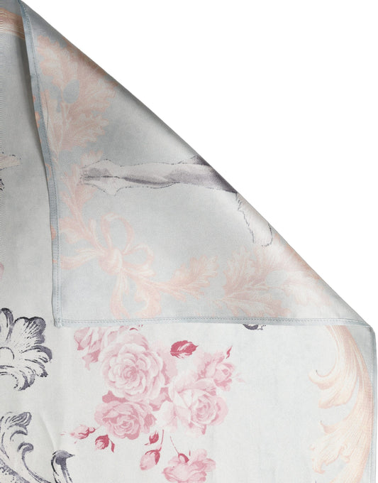 Men Multicolor Ballerina Floral Foulard Scarf