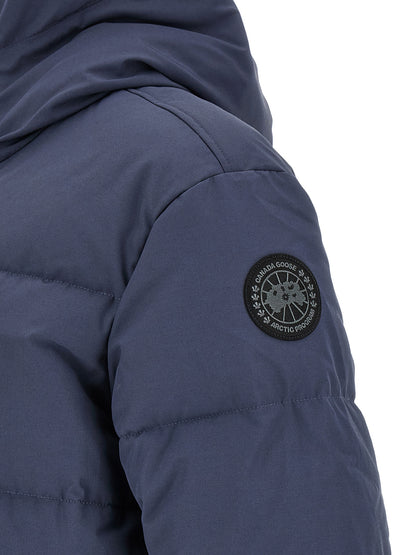 Blue Polyester Parka