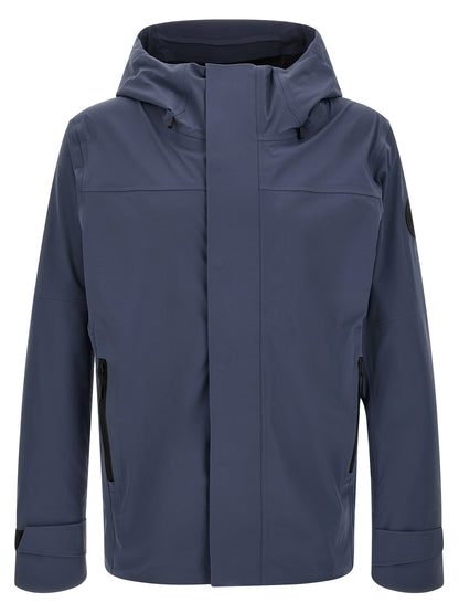 Blue Polyamide Shell Jacket