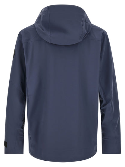 Blue Polyamide Shell Jacket
