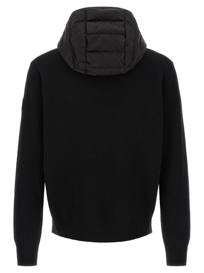 Black Wool Full-Length Jacket