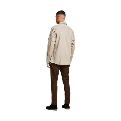 Beige Denim Shirt