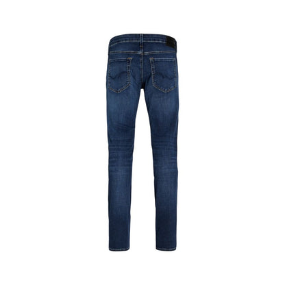 Blue Cotton Skinny Jeans