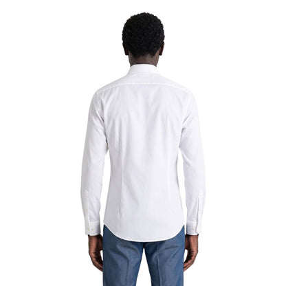 White Cotton Dress Shirt