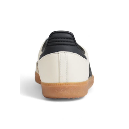 Beige Leather Athletic Sneakers