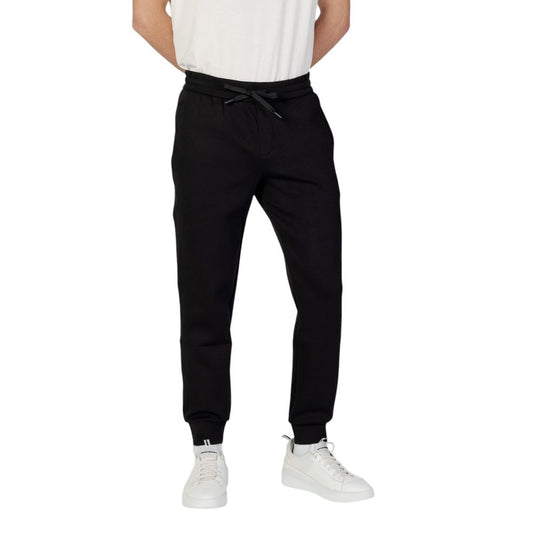 Black Cotton Joggers (Workout Pants)