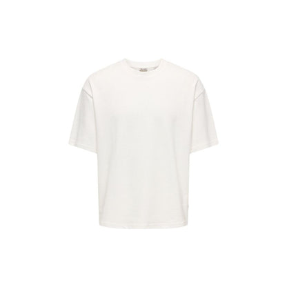 Cream Cotton T-Shirt