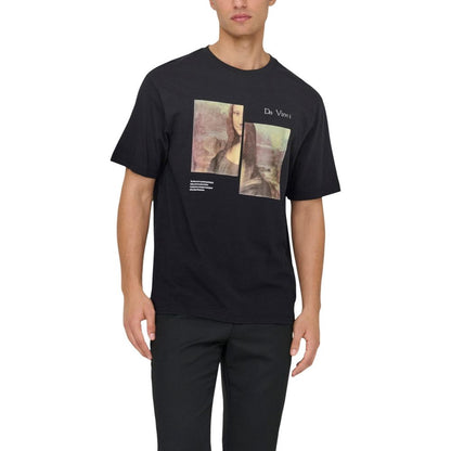 Black Cotton T-Shirt