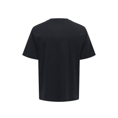 Black Cotton T-Shirt