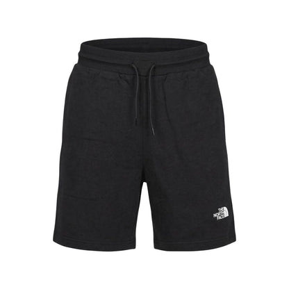 Black Cotton Bermuda Shorts