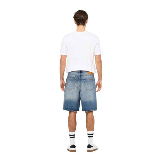 Light Blue Organic Cotton Bermuda Shorts