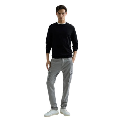 Black Cotton Sweatshirt