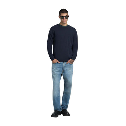 Blue Cotton Sweatshirt