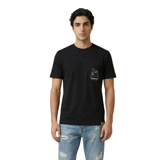 Black Cotton T-Shirt
