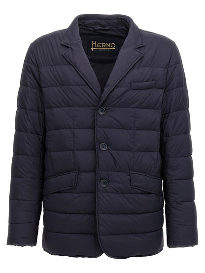 Blue Polyamide Jacket