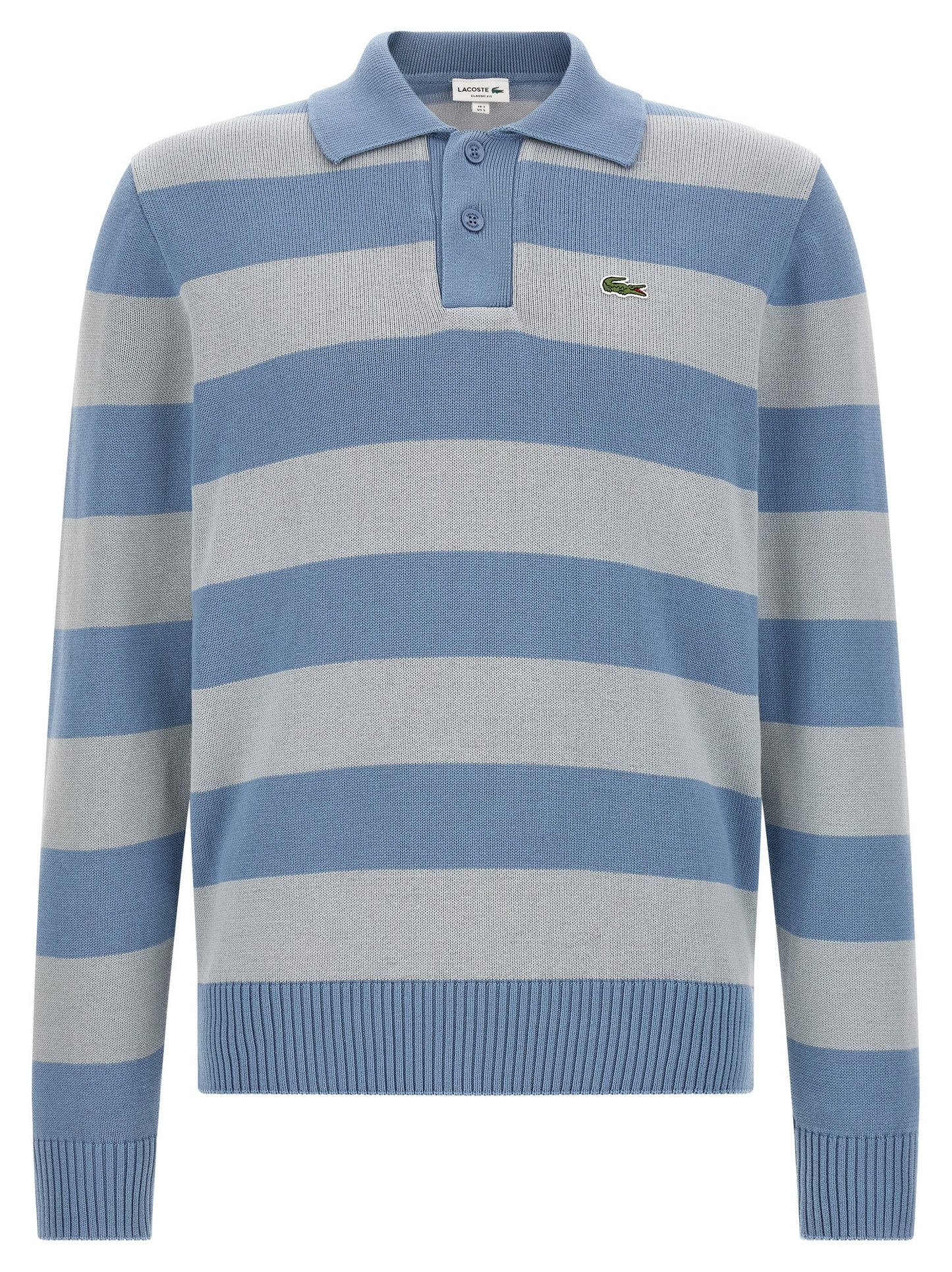 Blue Cotton Polo Shirt