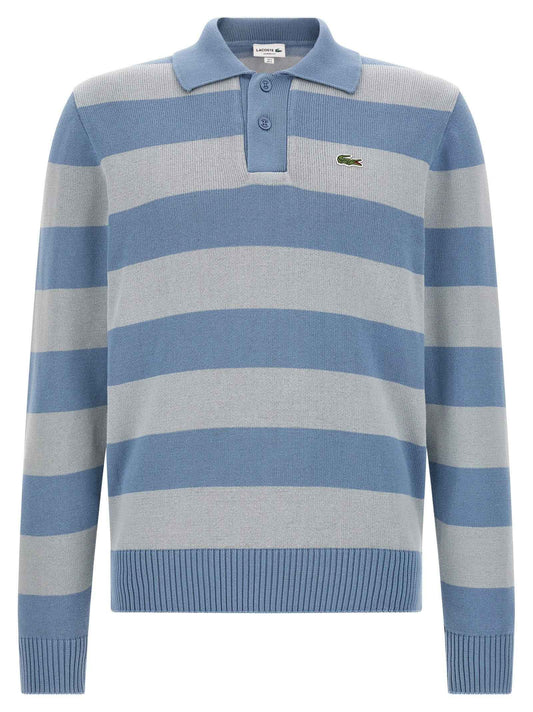 Blue Cotton Polo Shirt