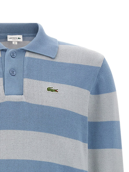 Blue Cotton Polo Shirt