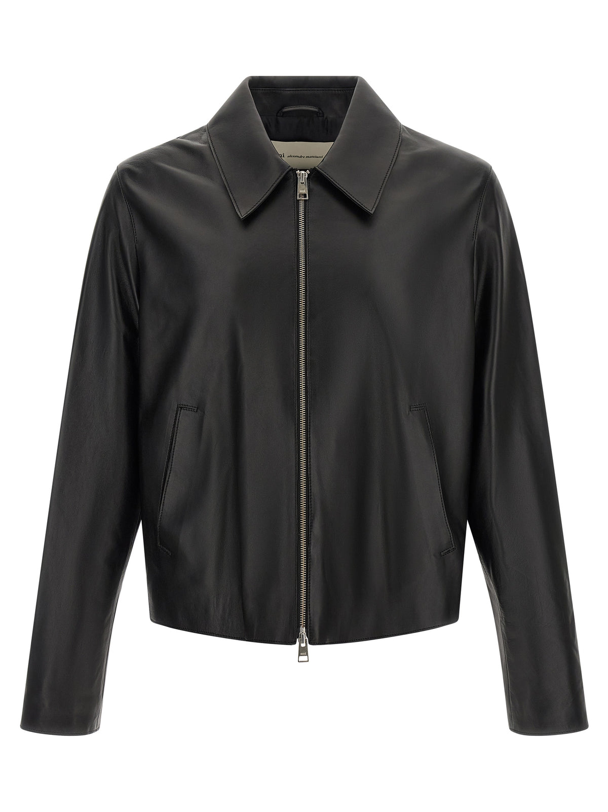 Black Lamb Leather Leather Jacket