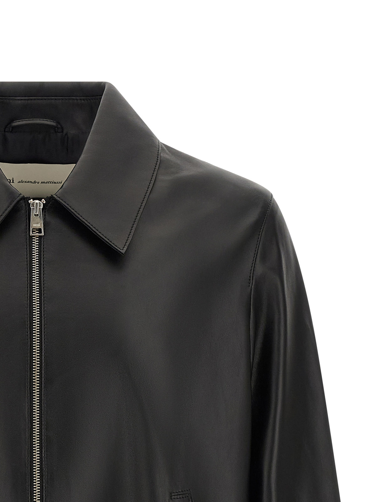 Black Lamb Leather Leather Jacket