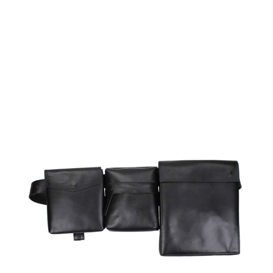 Black Leather Backpack