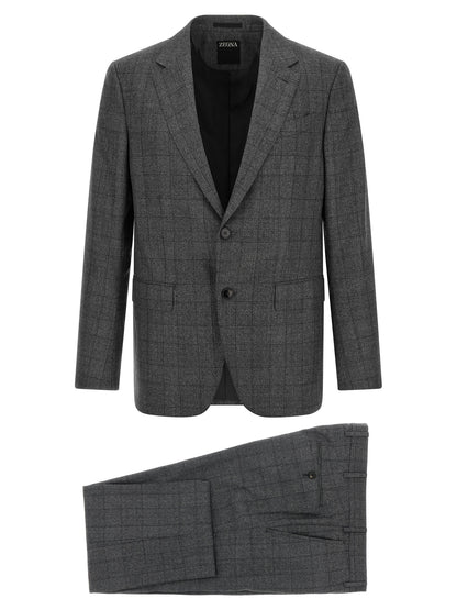 Gray Wool Two-Piece Suit