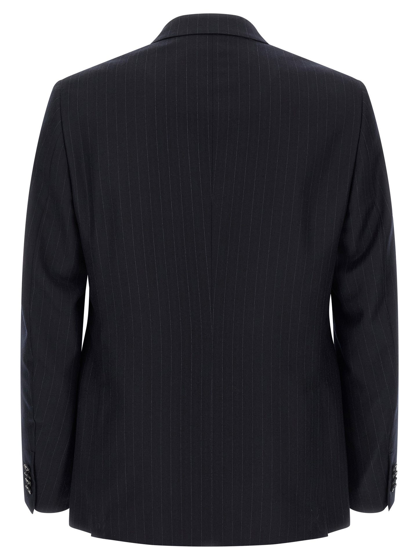 Blue Wool Two-Piece Suit