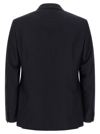 Blue Wool Two-Piece Suit