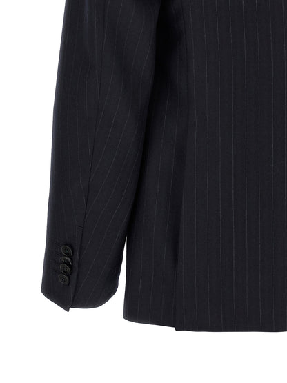 Blue Wool Two-Piece Suit