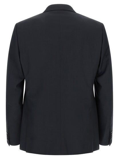 Blue Wool Two-Piece Suit