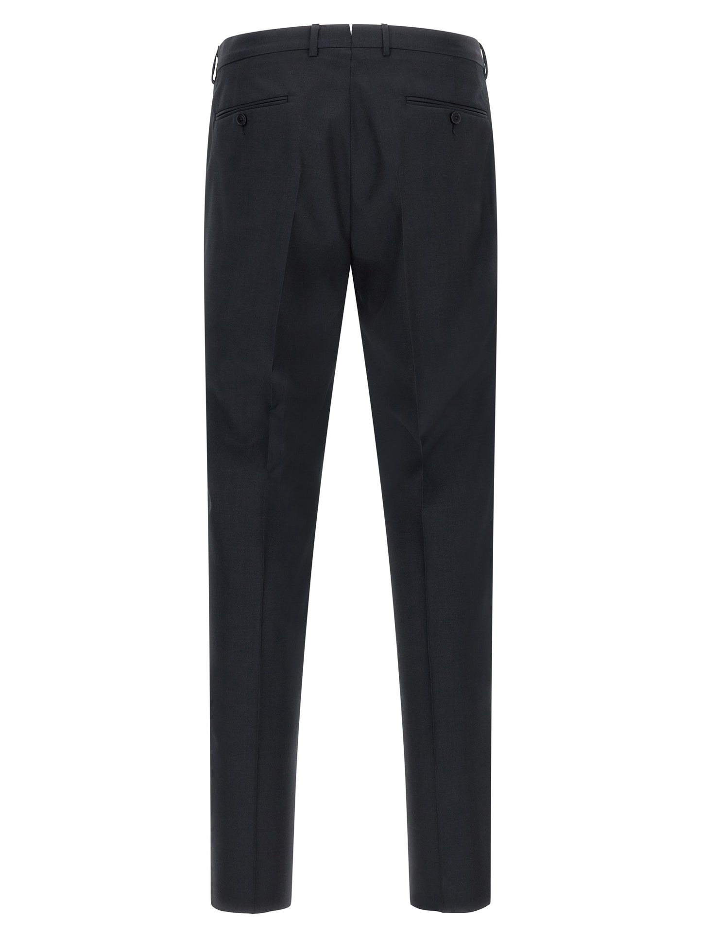 Blue Wool Two-Piece Suit