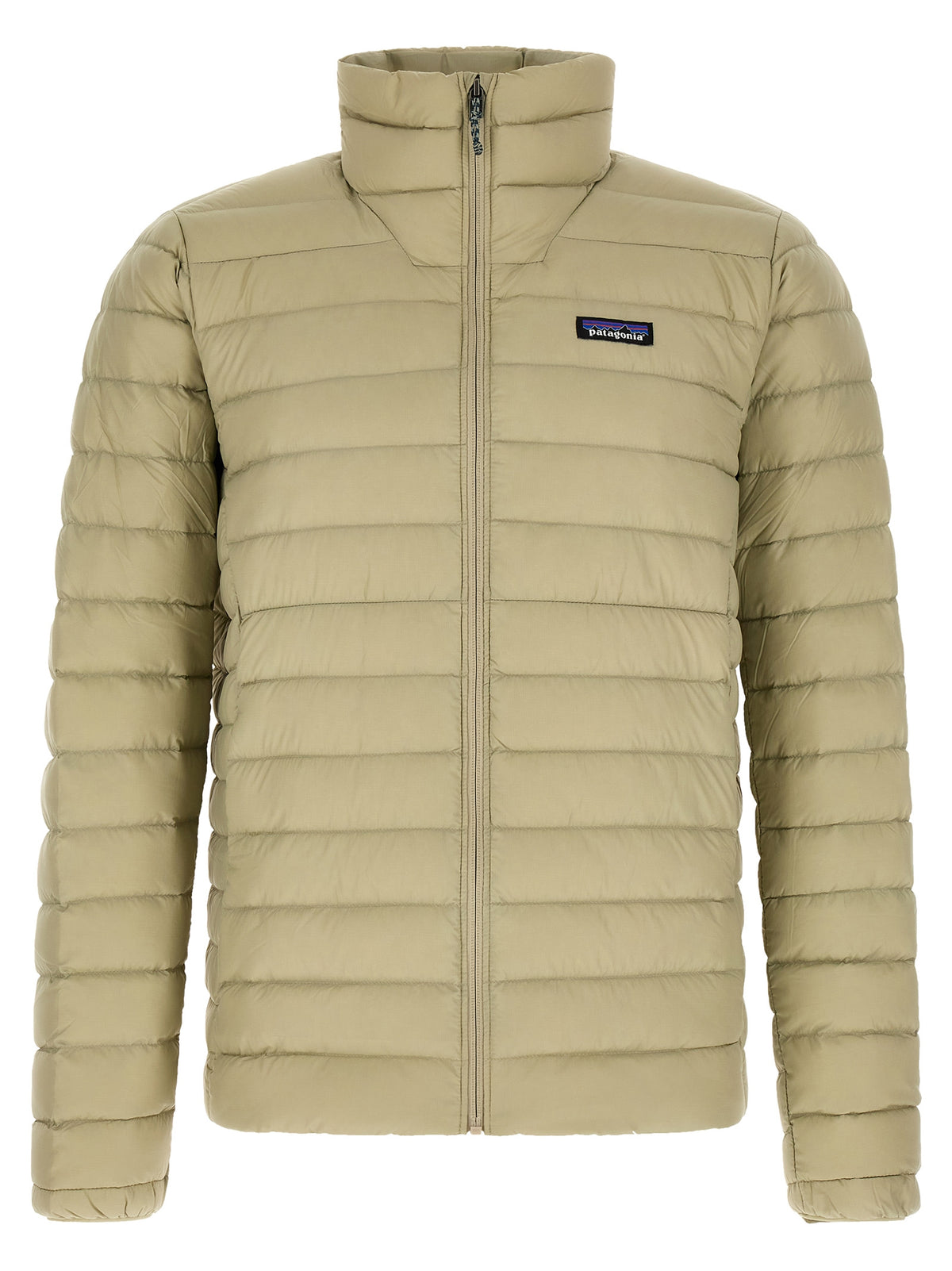 Beige Nylon Shell Jacket