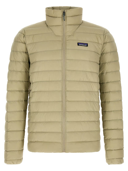 Beige Nylon Shell Jacket
