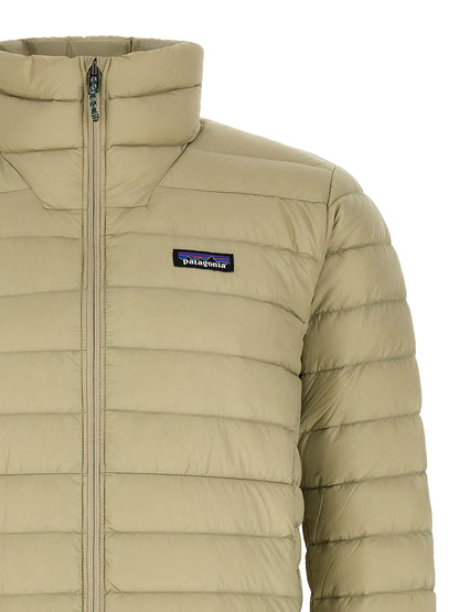 Beige Nylon Shell Jacket