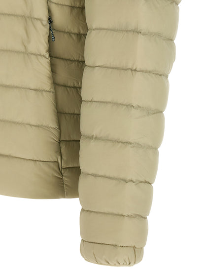 Beige Nylon Shell Jacket