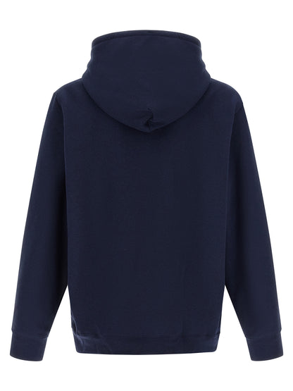Blue Polyester Sweatshirt