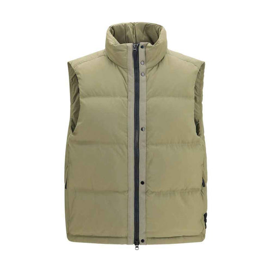 Bicolor Polyamide Sleeveless Jacket