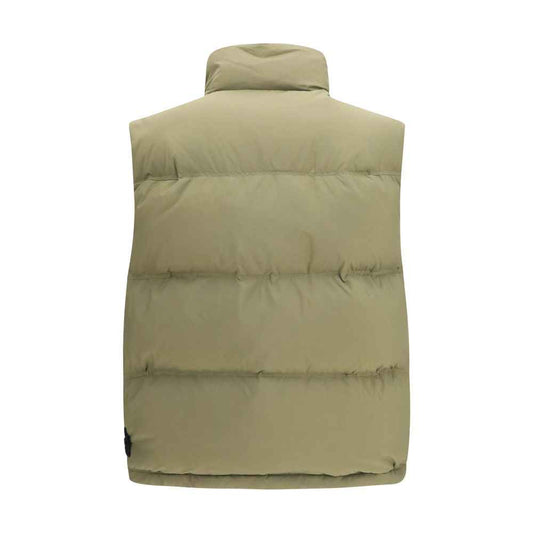 Bicolor Polyamide Sleeveless Jacket