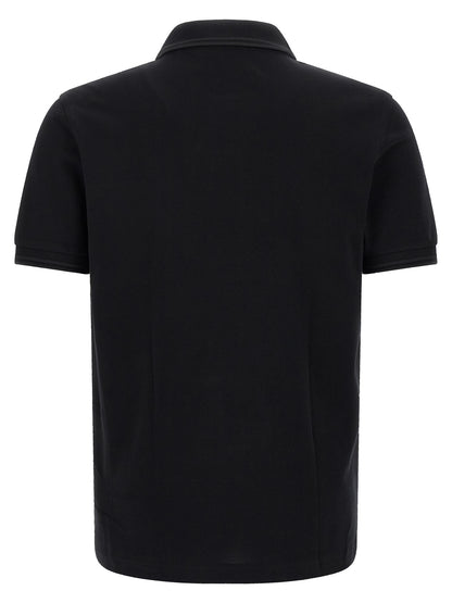 Bicolor Cotton Polo Shirt