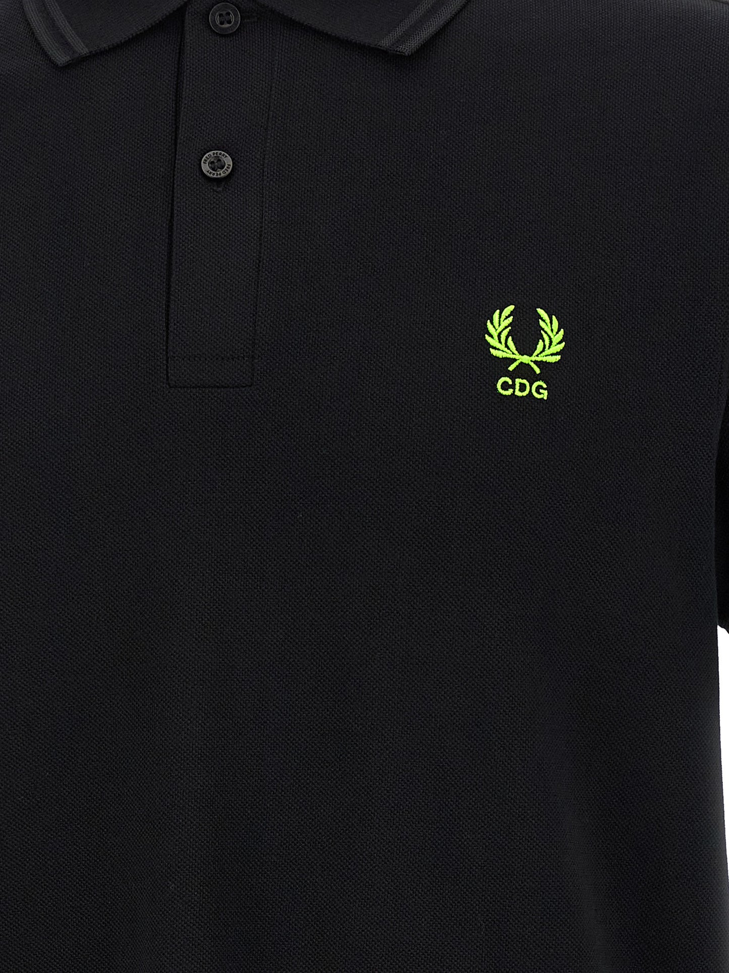 Bicolor Cotton Polo Shirt