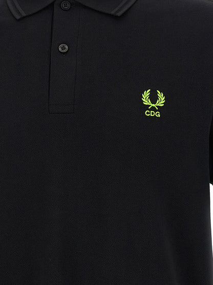 Bicolor Cotton Polo Shirt