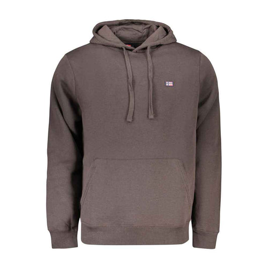 Brown Cotton Men's Sweatshirt