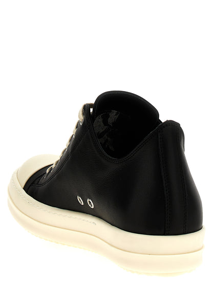 Bicolor Calfskin Low Top Sneakers